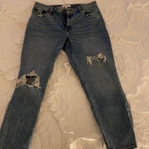 Abercrombie & Fitch curve Love mom jeans